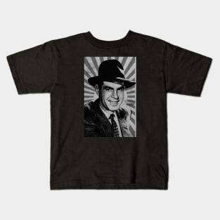 Classic Film: Fred MacMurray BW Kids T-Shirt